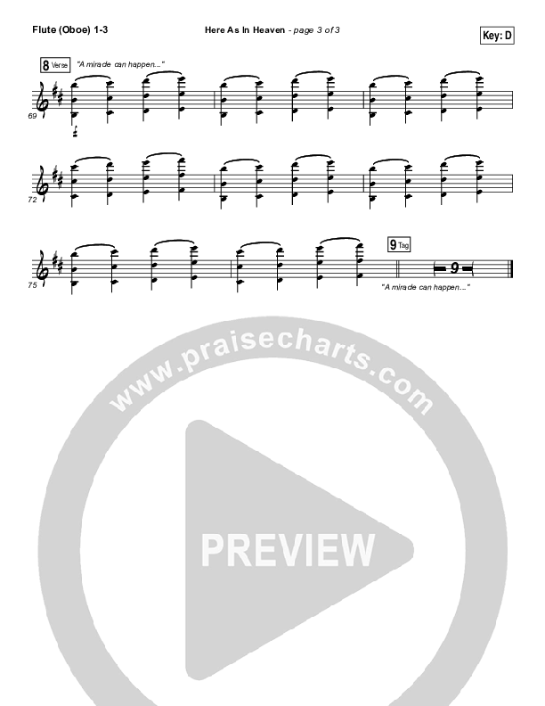 Here As In Heaven Wind Pack (Kari Jobe / Cody Carnes)