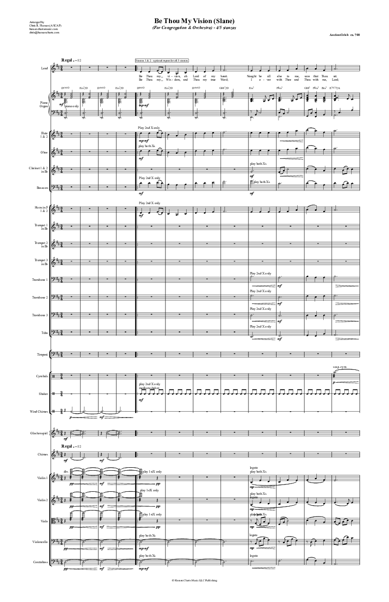 Be Thou My Vision Orchestration (Chris Hansen)