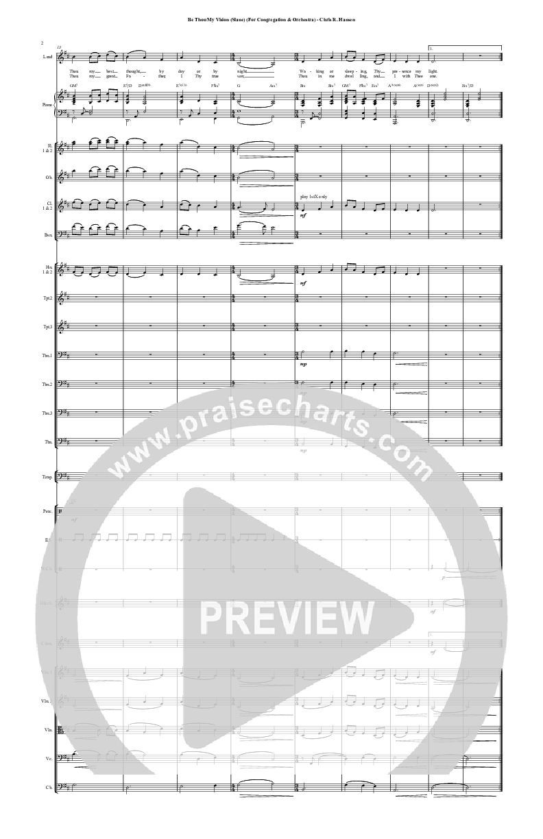 Be Thou My Vision Orchestration (Chris Hansen)