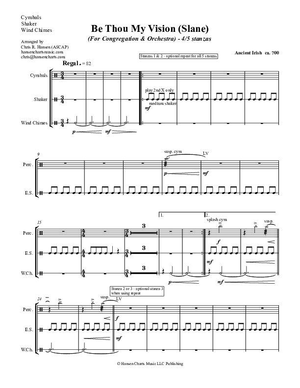 Be Thou My Vision Cymbals (Chris Hansen)