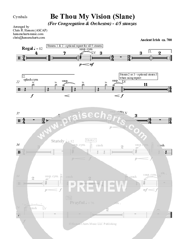 Be Thou My Vision Cymbals (Chris Hansen)