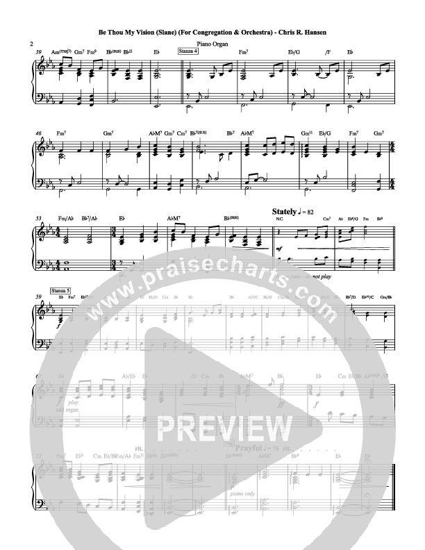 Be Thou My Vision Lead Sheet (Chris Hansen)