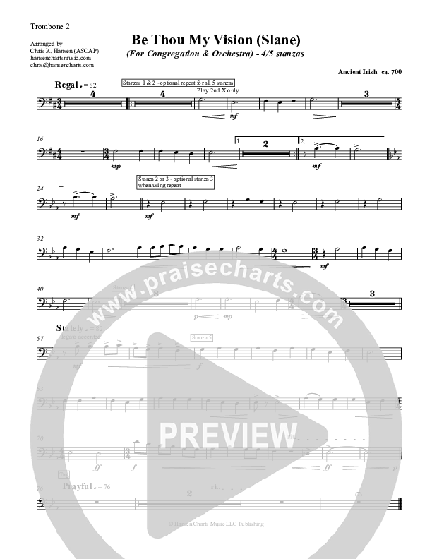 Be Thou My Vision Trombone (Chris Hansen)