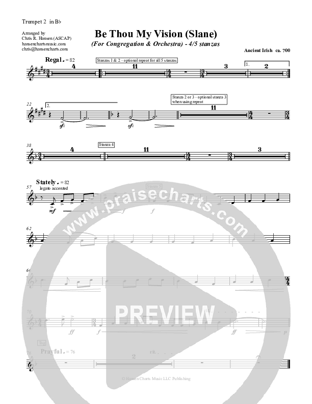 Be Thou My Vision Trumpet 2 (Chris Hansen)