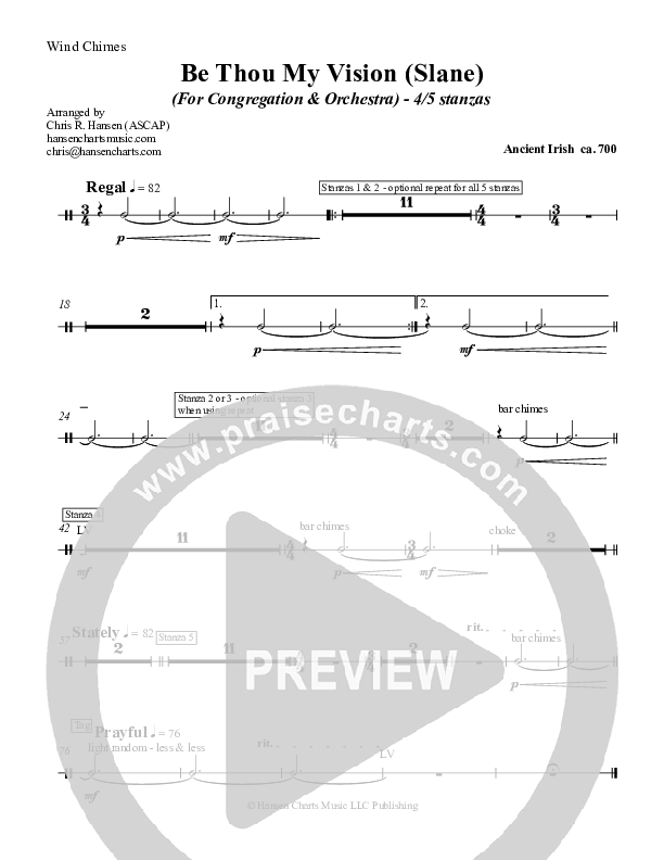 Be Thou My Vision Wind Chimes (Chris Hansen)