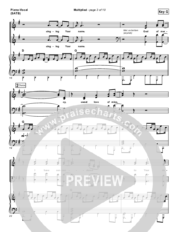 Multiplied Piano/Vocal (Print Only) (Needtobreathe)