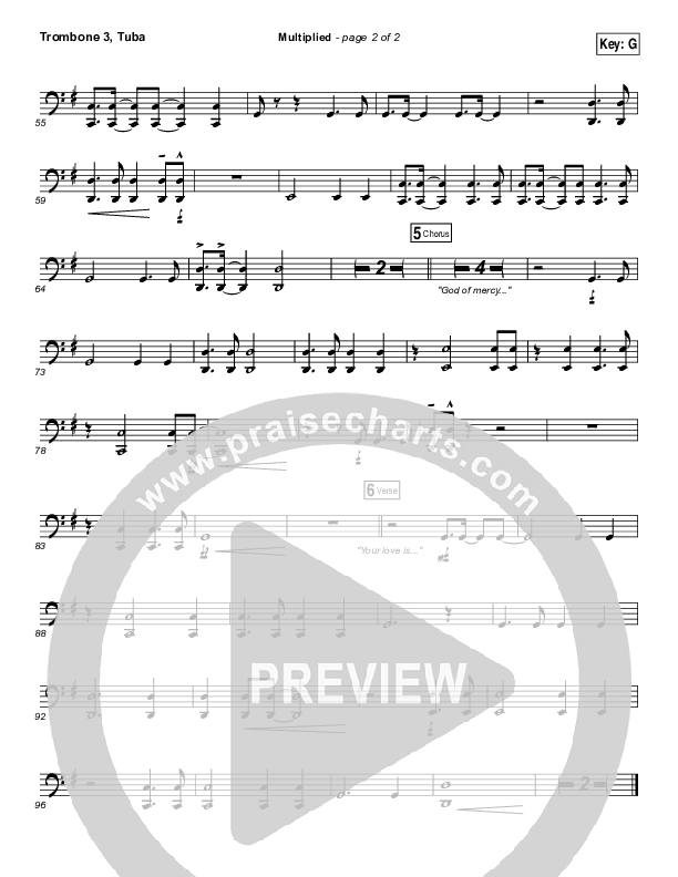 Multiplied Trombone 3/Tuba (Needtobreathe)