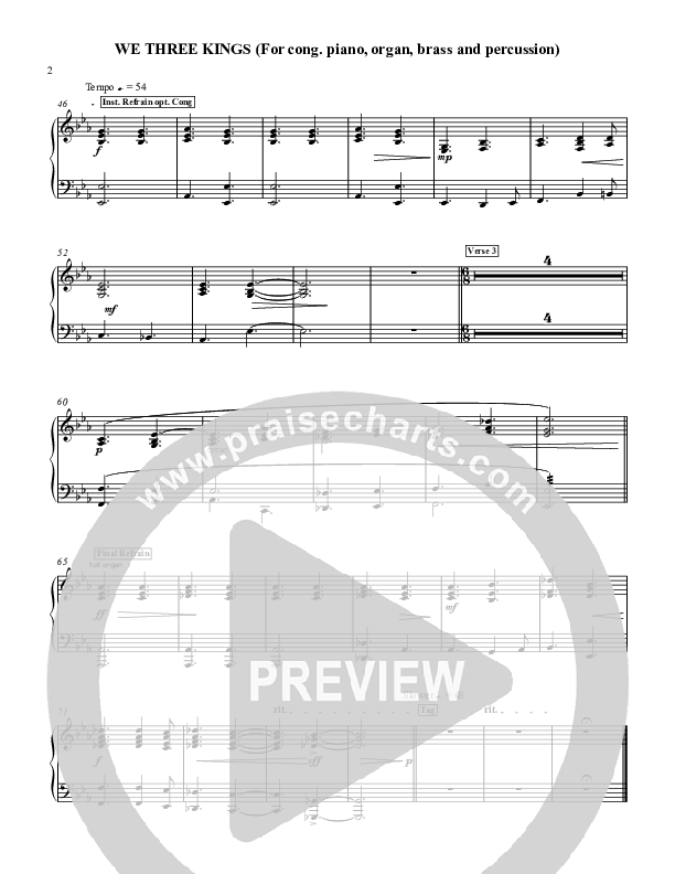 We Three Kings Organ (Chris Hansen)