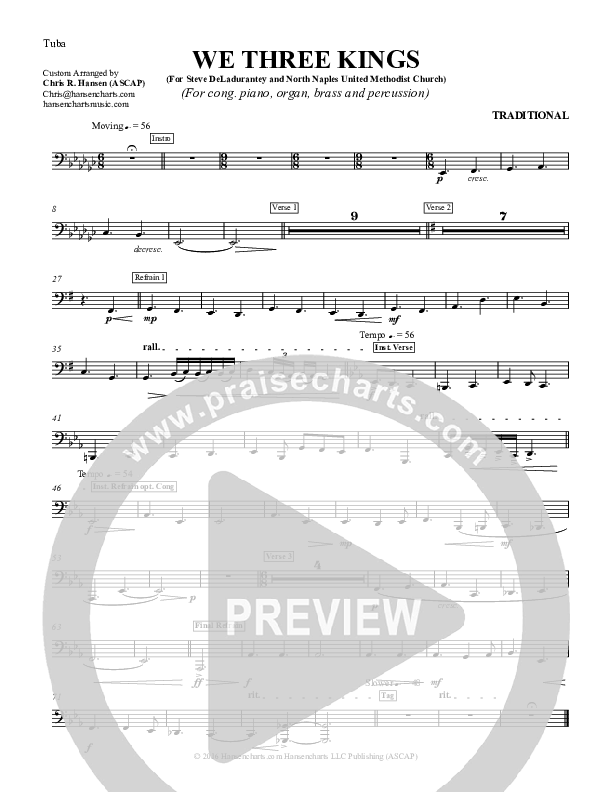 We Three Kings Tuba (Chris Hansen)