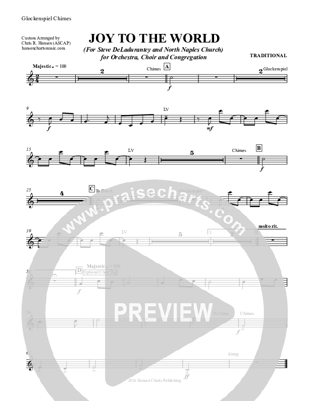 Joy To The World Glockenspiel (Chris Hansen)