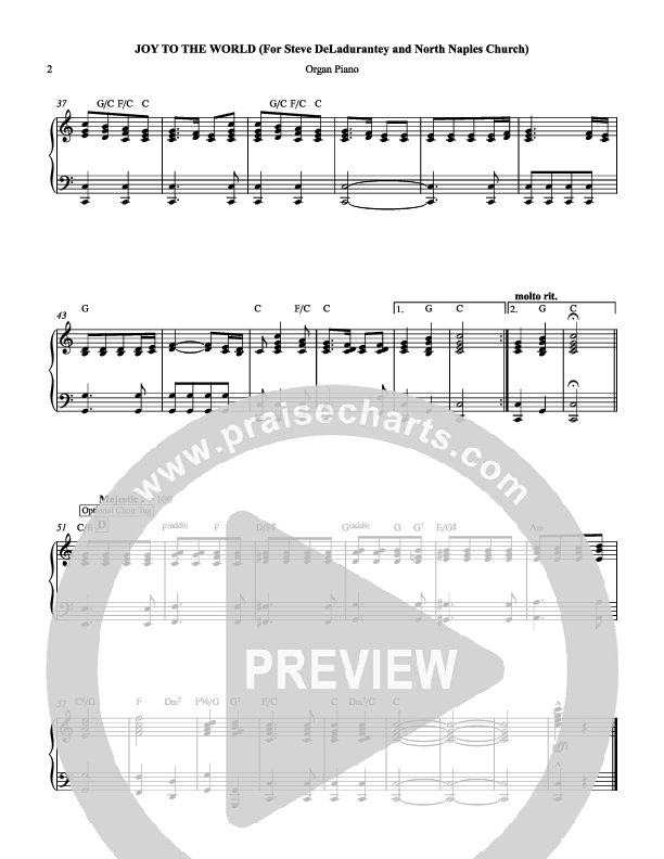 Joy To The World Piano Sheet (Chris Hansen)