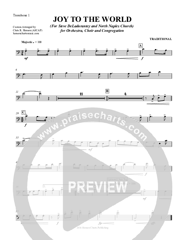 Joy To The World Trombone 1 (Chris Hansen)