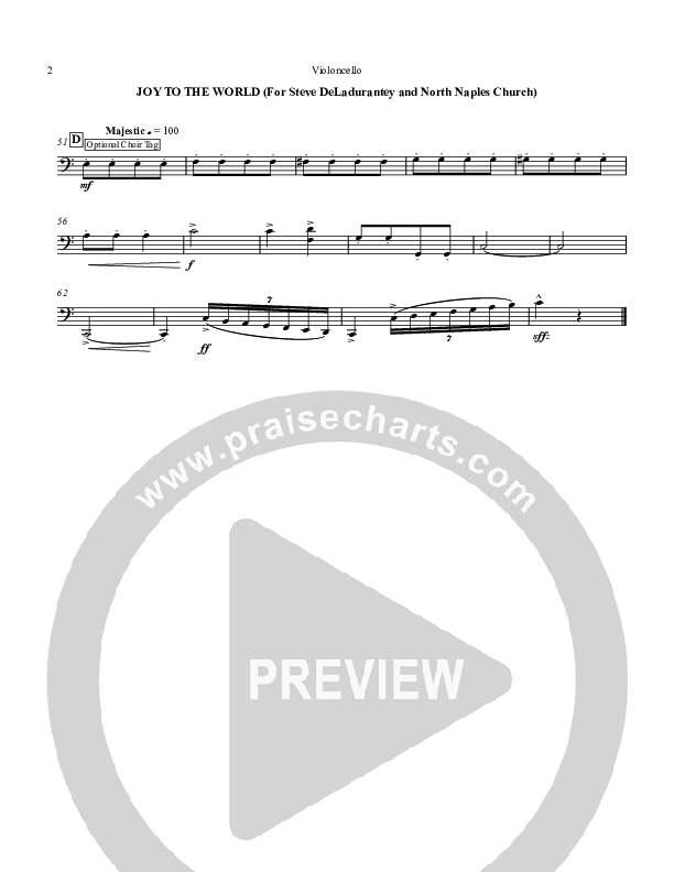 Joy To The World Violincello (Chris Hansen)