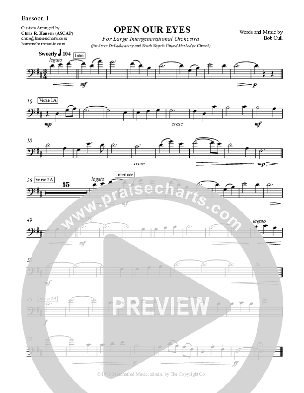 Open Our Eyes Bassoon 1/2 (Chris Hansen)