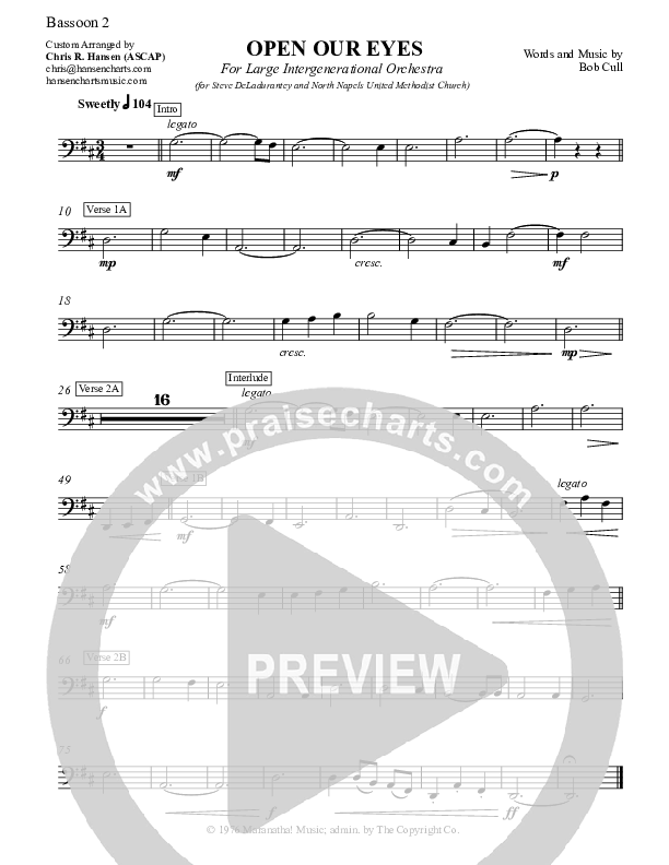 Open Our Eyes Bassoon 1/2 (Chris Hansen)