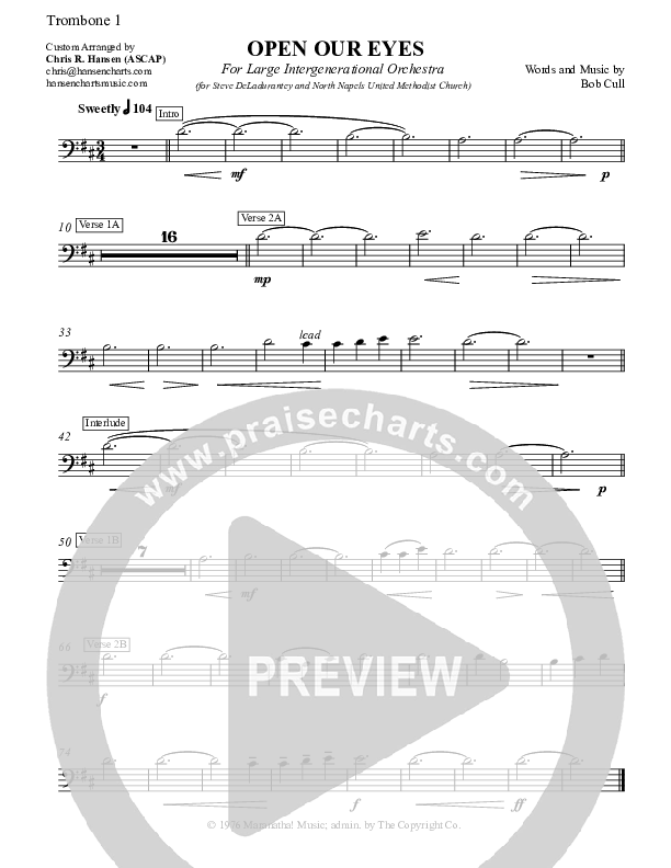 Open Our Eyes Trombone 1 (Chris Hansen)