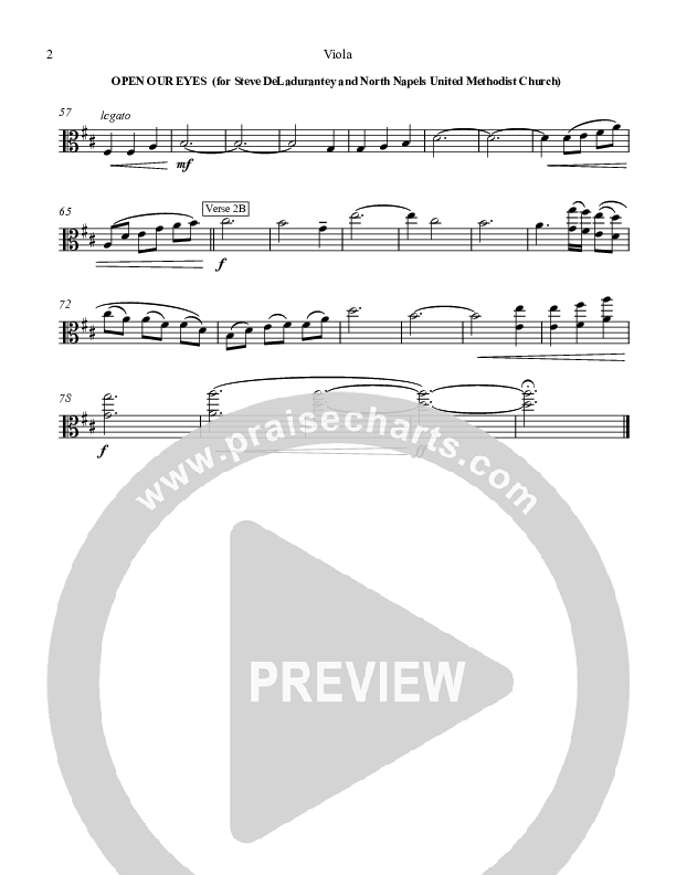 Open Our Eyes Viola (Chris Hansen)