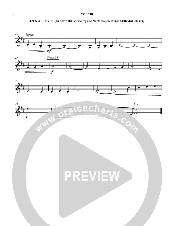 Open Our Eyes Violins (Chris Hansen)