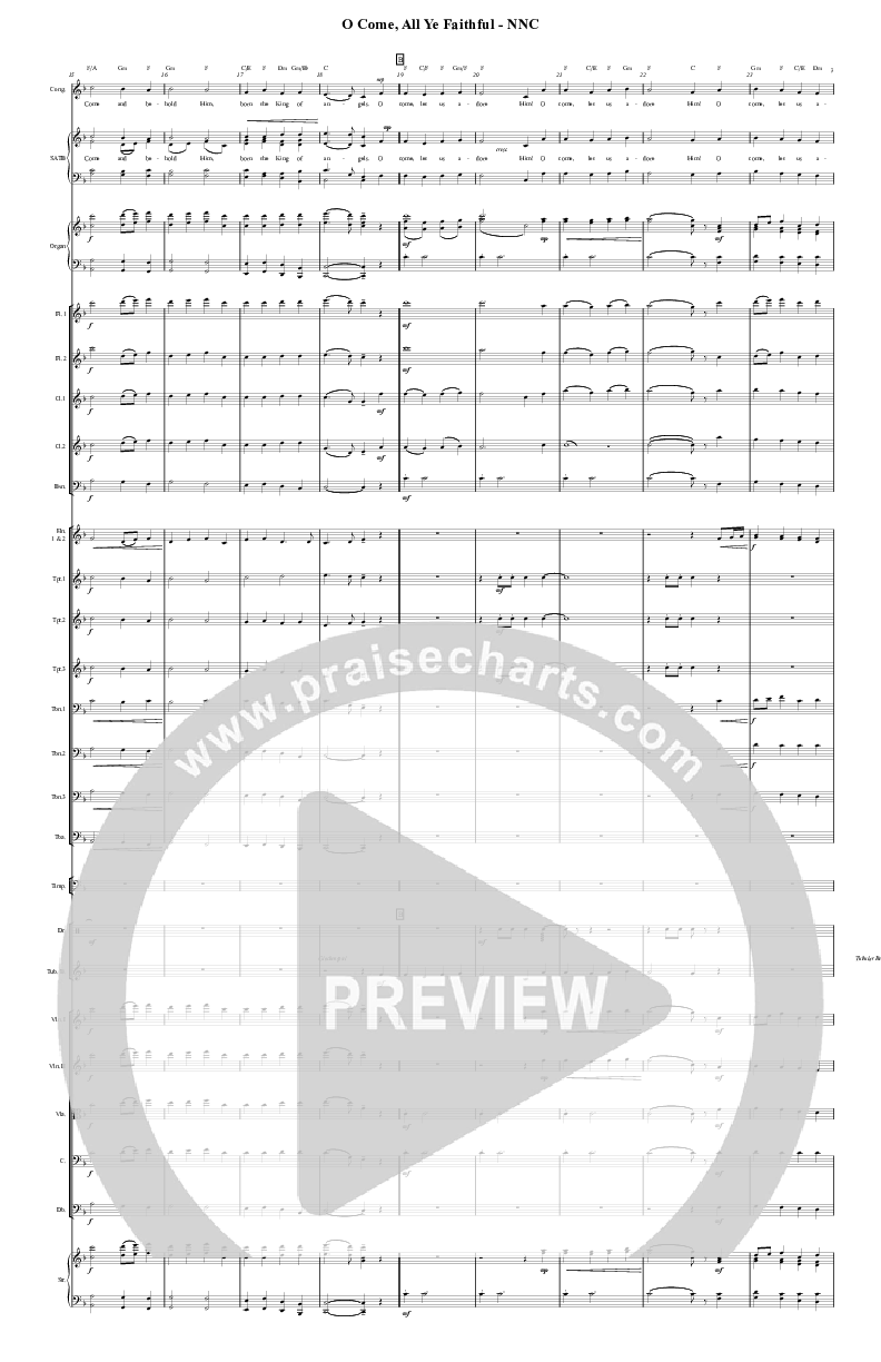 O Come All Ye Faithful Orchestration (Chris Hansen)