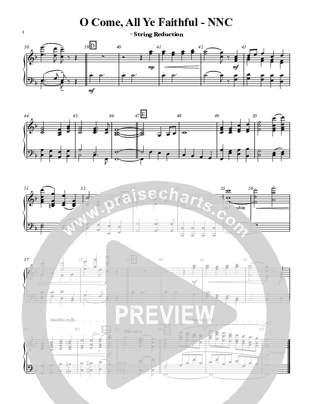 O Come All Ye Faithful Synth Strings (Chris Hansen)