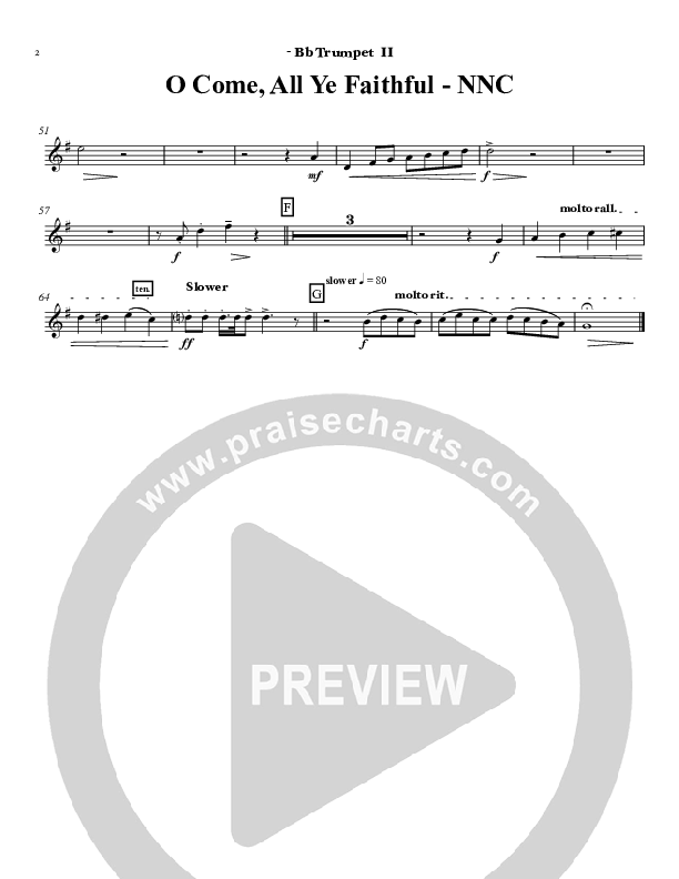 O Come All Ye Faithful Trumpet 2 (Chris Hansen)