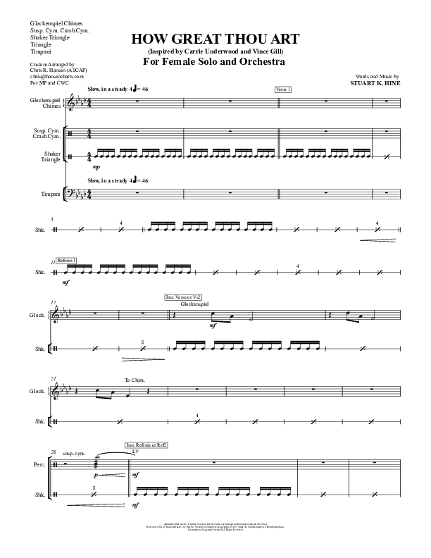 How Great Thou Art Glockenspiel (Chris Hansen)