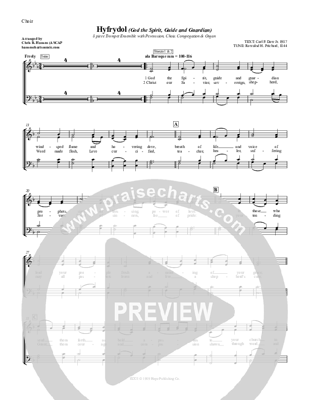 God Of Spirit Choir Vocals (SATB) (Chris Hansen)