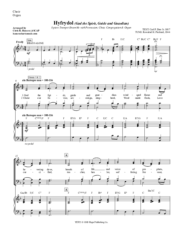 God Of Spirit Piano/Vocal (Chris Hansen)