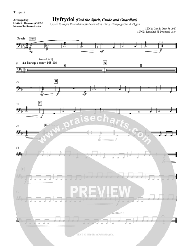 God Of Spirit Timpani (Chris Hansen)