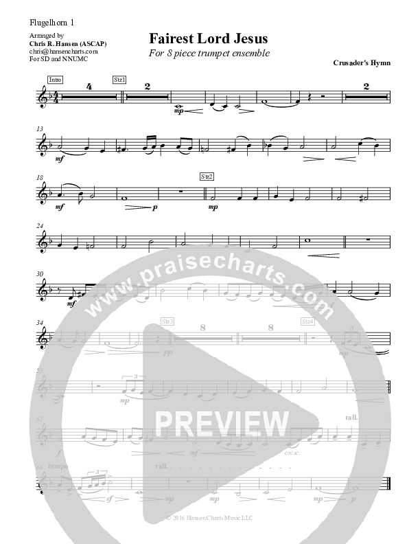 Fairest Lord Jesus French Horn (Chris Hansen)