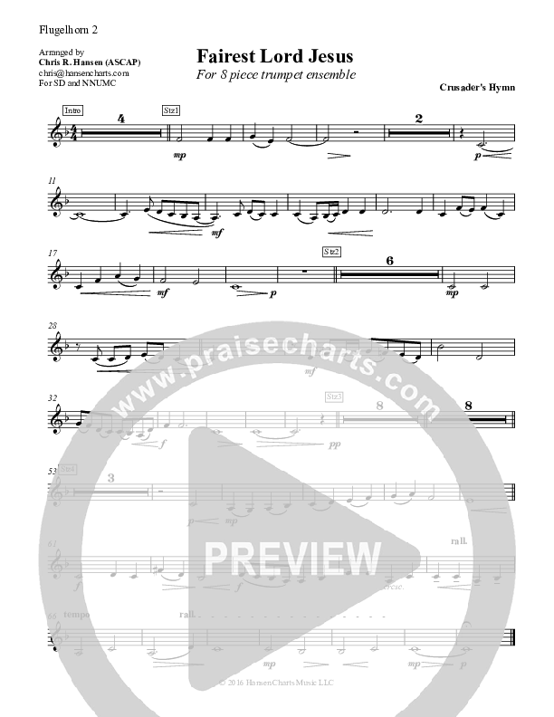 Fairest Lord Jesus French Horn (Chris Hansen)