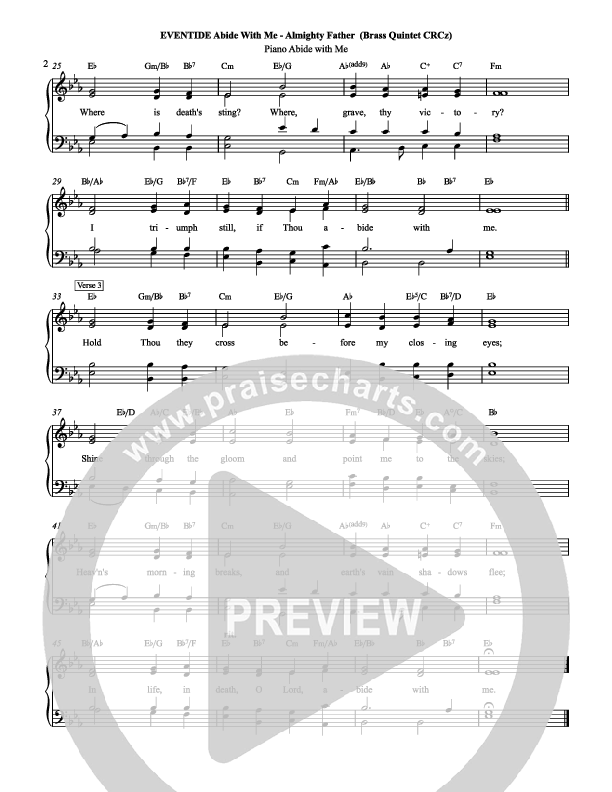 Eventide Piano Sheet (Chris Hansen)