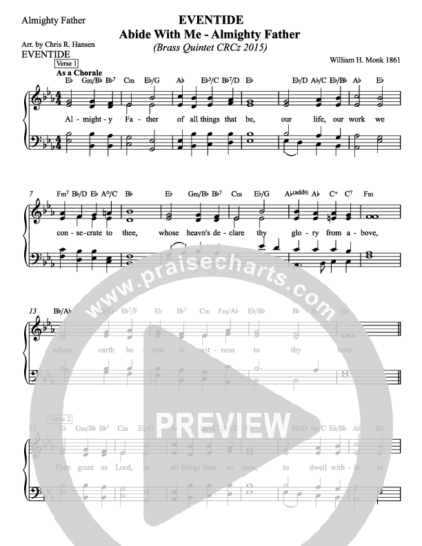 Eventide Piano/Vocal (Chris Hansen)