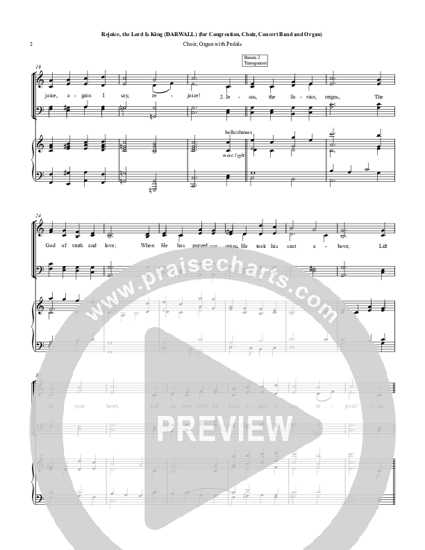 Rejoice The Lord Is King Piano/Vocal (Chris Hansen)