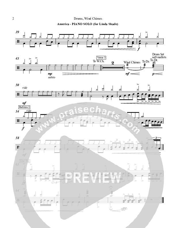 America The Beautiful Drum Set (Chris Hansen)