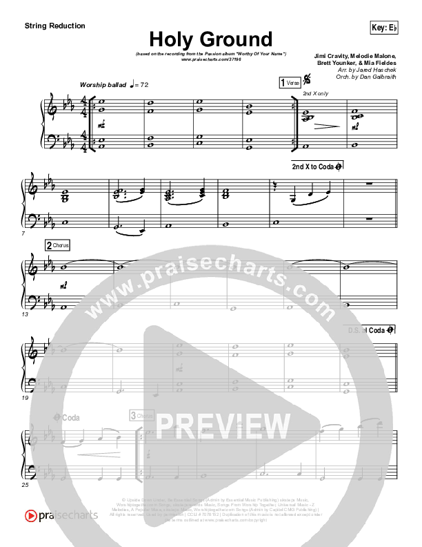 Holy Ground String Pack (Passion / Melodie Malone)