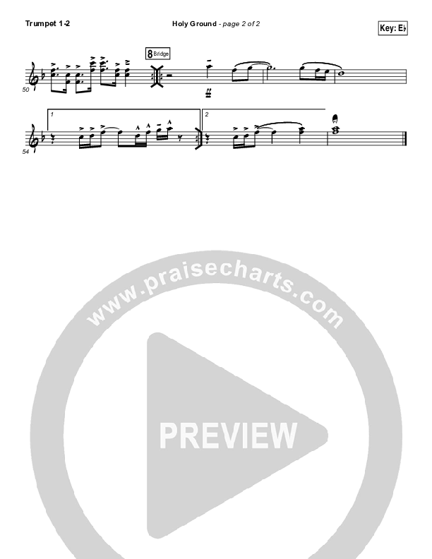 Holy Ground Trumpet 1,2 (Passion / Melodie Malone)