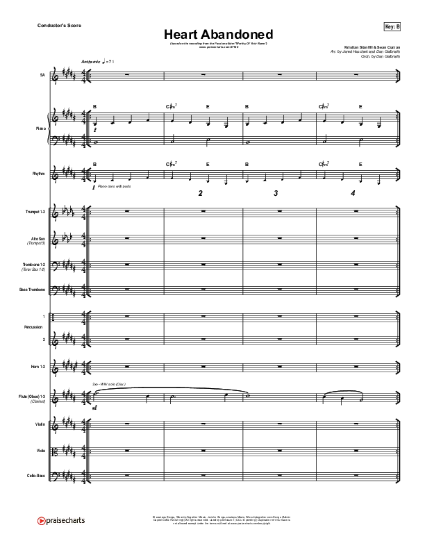 Heart Abandoned Orchestration (Passion / Kristian Stanfill)