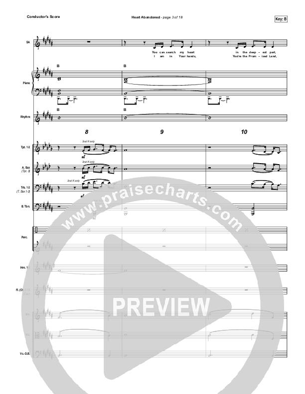 Heart Abandoned Conductor's Score (Passion / Kristian Stanfill)