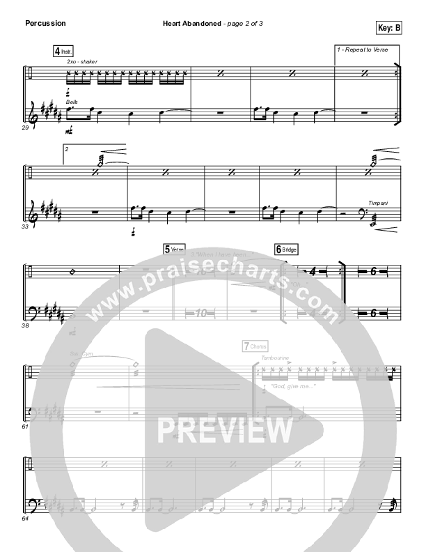 Heart Abandoned Percussion (Passion / Kristian Stanfill)