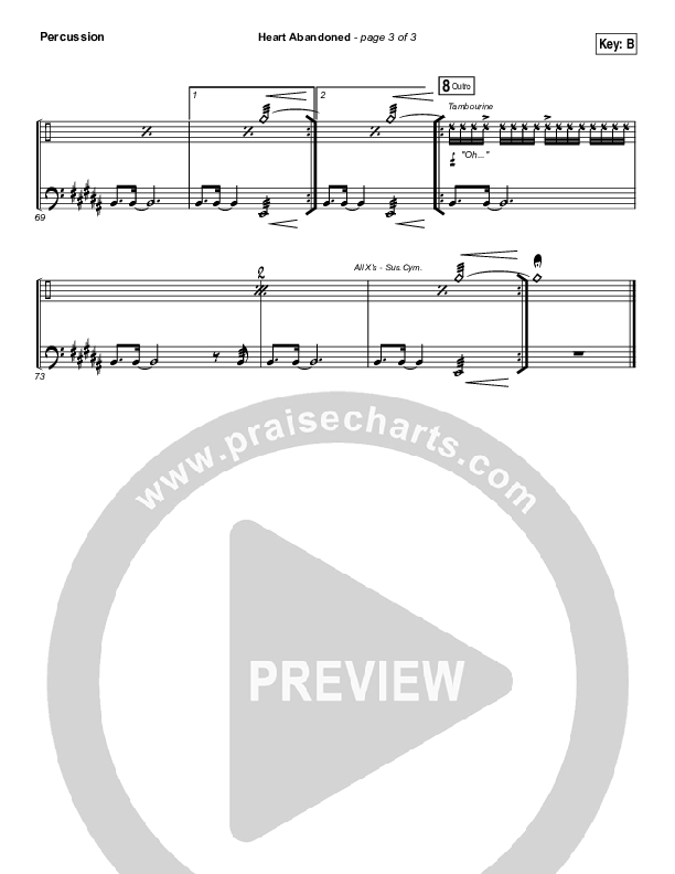 Heart Abandoned Percussion (Passion / Kristian Stanfill)