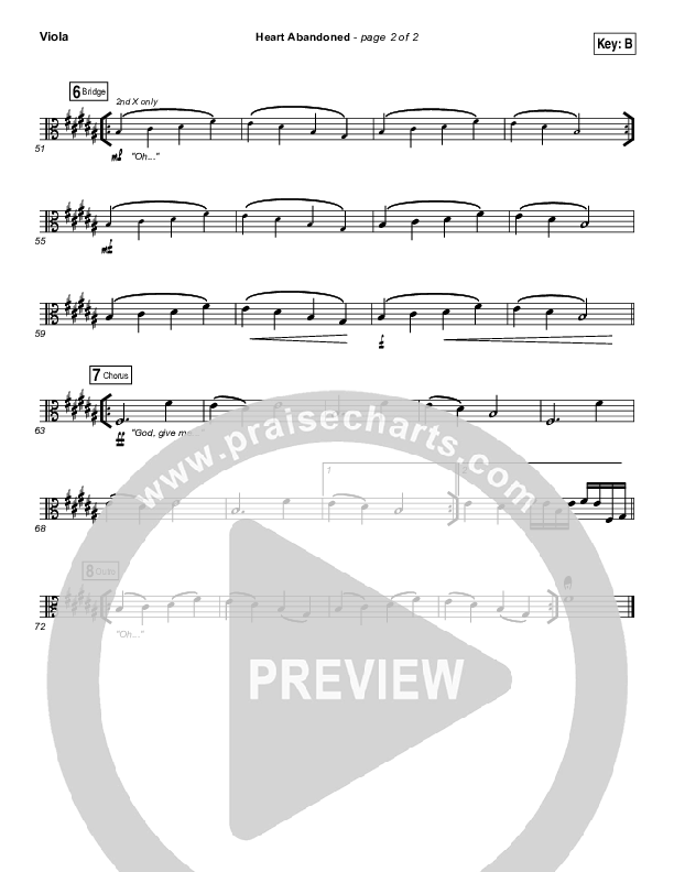 Heart Abandoned Viola (Passion / Kristian Stanfill)