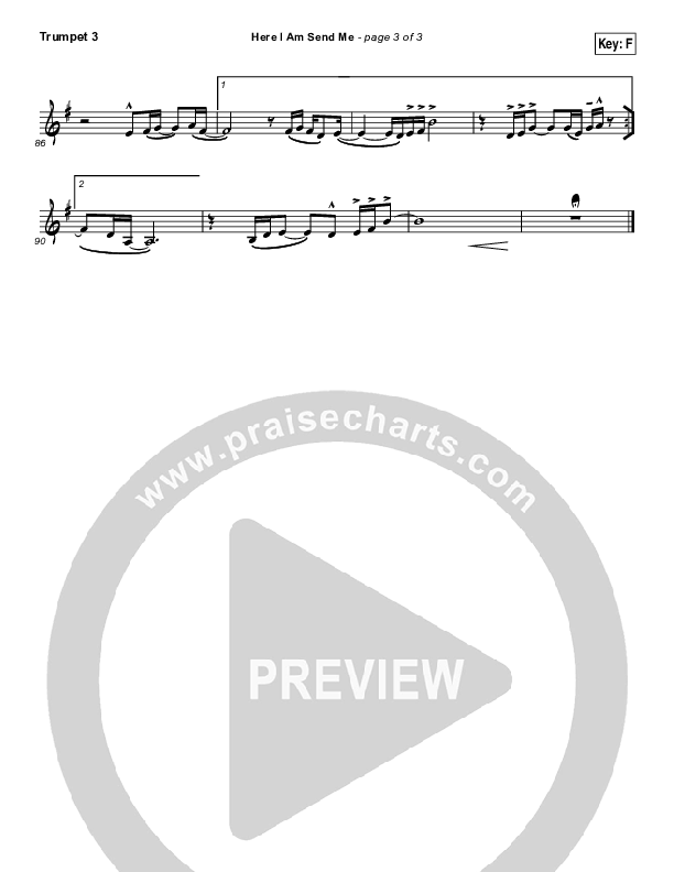 Here I Am Send Me Trumpet 3 (Darlene Zschech)