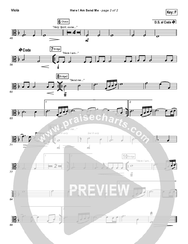 Here I Am Send Me Viola (Darlene Zschech)