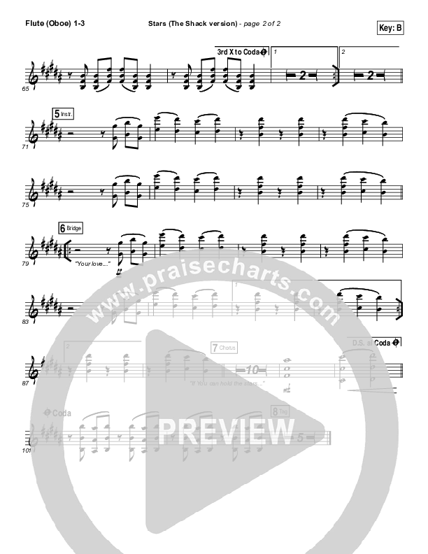Stars Flute/Oboe 1/2/3 (Skillet)