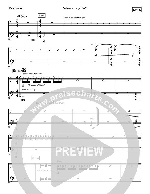 Fullness Percussion (Elevation Worship)