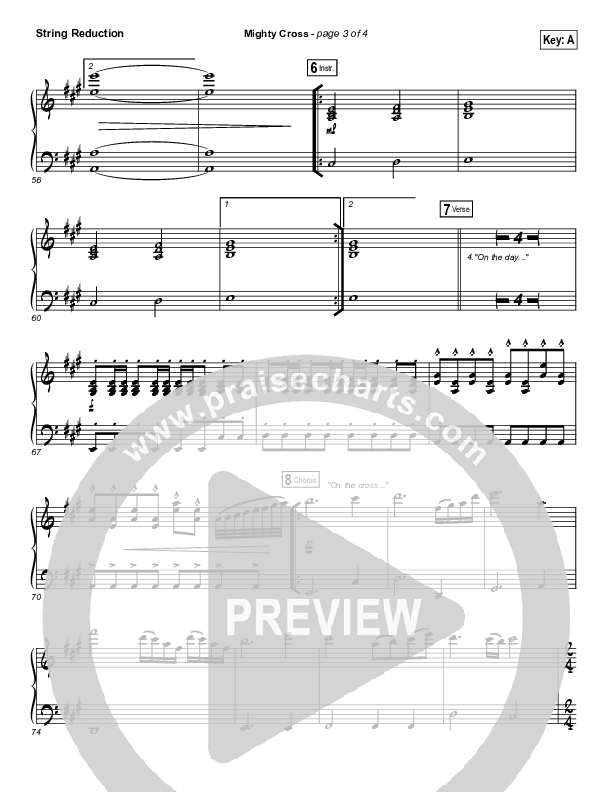 Mighty Cross String Reduction (Elevation Worship)