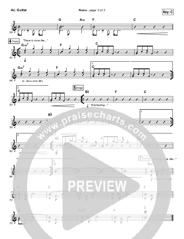 None Acoustic Guitar (Elevation Worship)