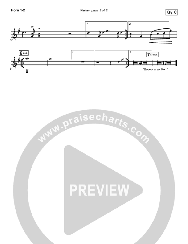 None French Horn 1/2 (Elevation Worship)