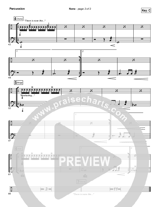 None Percussion (Elevation Worship)